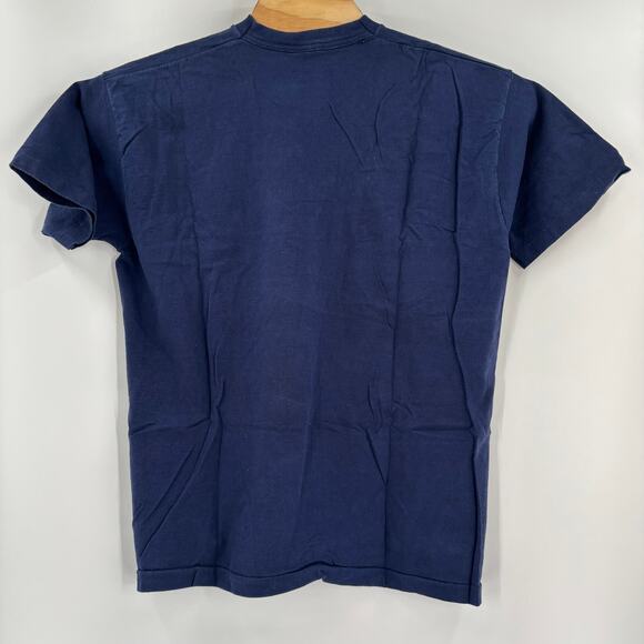 Vintage Fruit of the Loom San Francisco Navy Blue Single Stitch Crewneck T-Shirt - Picture 5 of 5